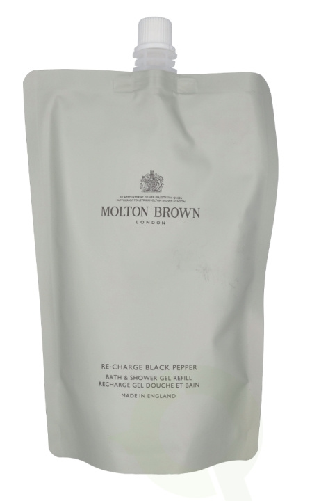 Molton Brown M.Brown Re-Charge Black Pepper Bath & Shower Gel - Refill 400 ml in de groep BEAUTY & HEALTH / Huidsverzorging / Lichaamsverzorging / Bad- en douchegels bij TP E-commerce Nordic AB (C63986)