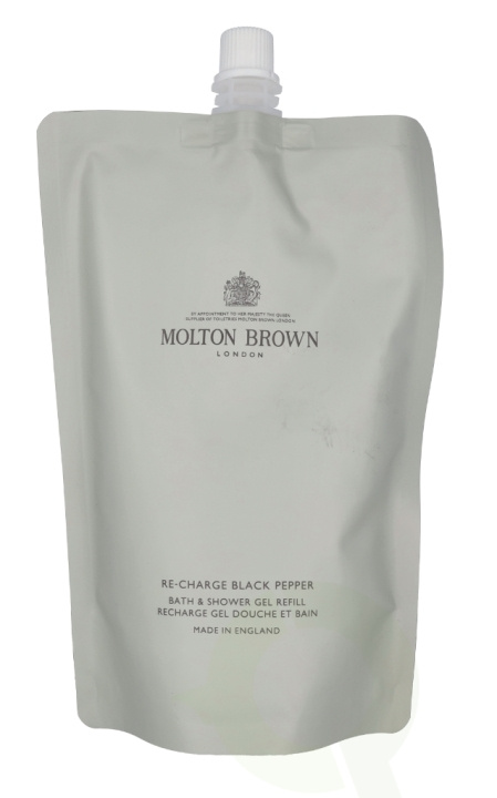 Molton Brown M.Brown Re-Charge Black Pepper Bath & Shower Gel - Refill 400 ml in de groep BEAUTY & HEALTH / Huidsverzorging / Lichaamsverzorging / Bad- en douchegels bij TP E-commerce Nordic AB (C63986)