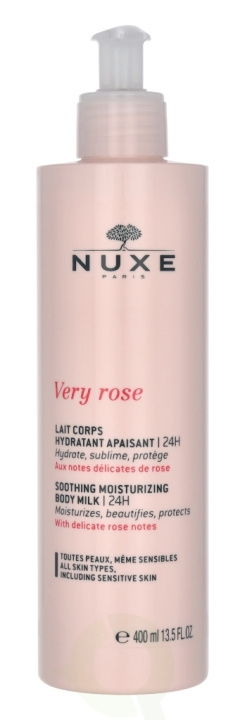 Nuxe Very Rose Body Milk 400 ml in de groep BEAUTY & HEALTH / Huidsverzorging / Lichaamsverzorging / Body lotion bij TP E-commerce Nordic AB (C64036)