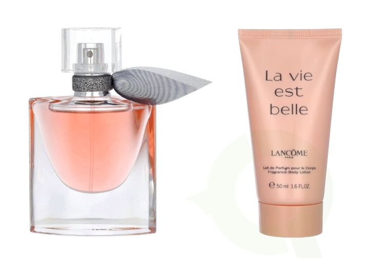 Lancome La Vie Est Belle Giftset 80 ml Edp Spray 30ml/Body Lotion 50ml in de groep BEAUTY & HEALTH / Cadeausets / Cadeausets voor haar bij TP E-commerce Nordic AB (C64045)