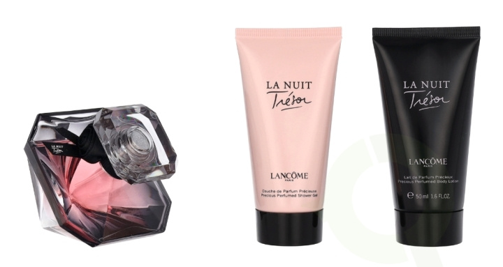 Lancome La Nuit Tresor Giftset 150 ml Edp Spray 50ml/Body Lotion 50ml/Shower Gel 50ml in de groep BEAUTY & HEALTH / Geuren & Parfum / Parfum / Parfum voor haar bij TP E-commerce Nordic AB (C64055)