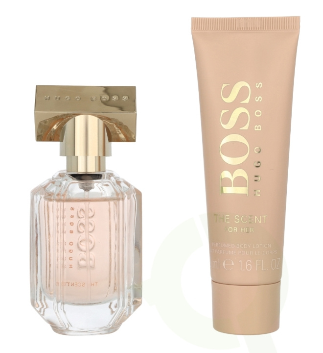 Hugo Boss The Scent For Her Giftset 80 ml Edp Spray 30ml/Body Lotion 50ml in de groep BEAUTY & HEALTH / Geuren & Parfum / Parfum / Parfum voor haar bij TP E-commerce Nordic AB (C64075)