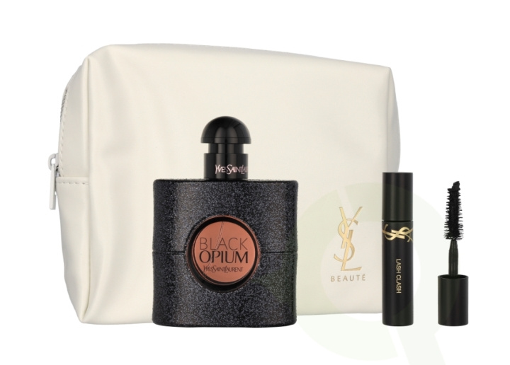 Yves Saint Laurent YSL Black Opium Giftset 52 ml Edp Spray 50ml/Mini Mascara 2ml/Pouch in de groep BEAUTY & HEALTH / Cadeausets / Cadeausets voor haar bij TP E-commerce Nordic AB (C64370)