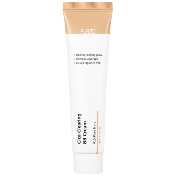 Purito Cica Clearing BB Cream #15 Rose Ivory 30ml in de groep BEAUTY & HEALTH / Makeup / Make-up gezicht / CC/BB-crème bij TP E-commerce Nordic AB (C64592)