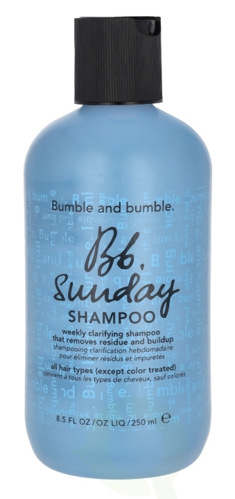 Bumble and Bumble Bumble & Bumble Sunday Shampoo 250 ml All hair types (except color treated) in de groep BEAUTY & HEALTH / Haar & Styling / Haarverzorging / Shampoo bij TP E-commerce Nordic AB (C64614)