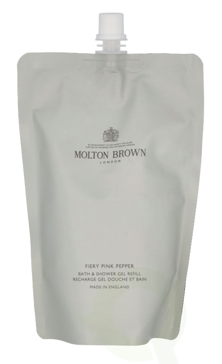 Molton Brown M.Brown Fiery Pink Pepper Bath & Shower Gel Refill 400 ml in de groep BEAUTY & HEALTH / Huidsverzorging / Lichaamsverzorging / Bad- en douchegels bij TP E-commerce Nordic AB (C64653)