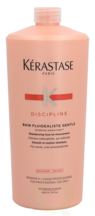 Kerastase Discipline Bain Fluidealiste 1000 ml Smooth-In-Motion Shampoo, For Unruly,Over-Processed Hair in de groep BEAUTY & HEALTH / Haar & Styling / Haarverzorging / Shampoo bij TP E-commerce Nordic AB (C64692)
