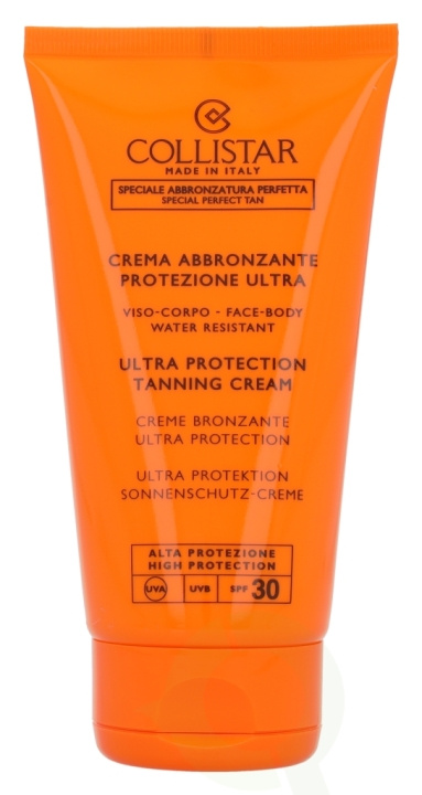 Collistar Ultra Protection Tanning Cream SPF30 150 ml in de groep BEAUTY & HEALTH / Huidsverzorging / Zonnebank / Zonnebescherming bij TP E-commerce Nordic AB (C64700)
