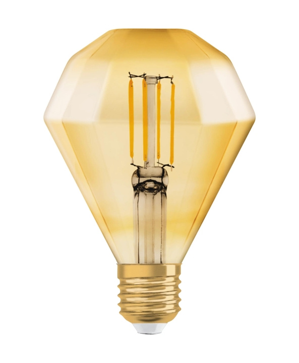 LEDVANCE LED 1906 Vintage diamond 40W/825 filament gold E27 in de groep HOME ELECTRONICS / Verlichting / LED-lampen bij TP E-commerce Nordic AB (C64717)