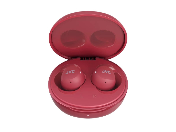 JVC HA-A6T-R-U Gumy True Wireless Mini Earphones Red in de groep HOME ELECTRONICS / Audio & Beeld / Koptelefoon & Accessoires / Koptelefoon bij TP E-commerce Nordic AB (C64724)