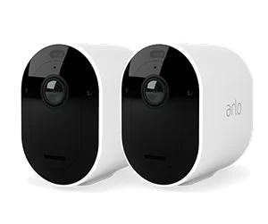 Arlo Pro 5 Spotlight security camera with 2x camera kit, white in de groep HUISHOUDEN & TUIN / Alarm & Beveiliging / Beveiligingscamera\'s bij TP E-commerce Nordic AB (C64760)