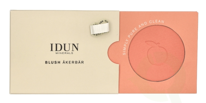 Idun Minerals Pressed Blush 5 g Akerbar in de groep BEAUTY & HEALTH / Makeup / Make-up gezicht / Contour/Highlight bij TP E-commerce Nordic AB (C64790)