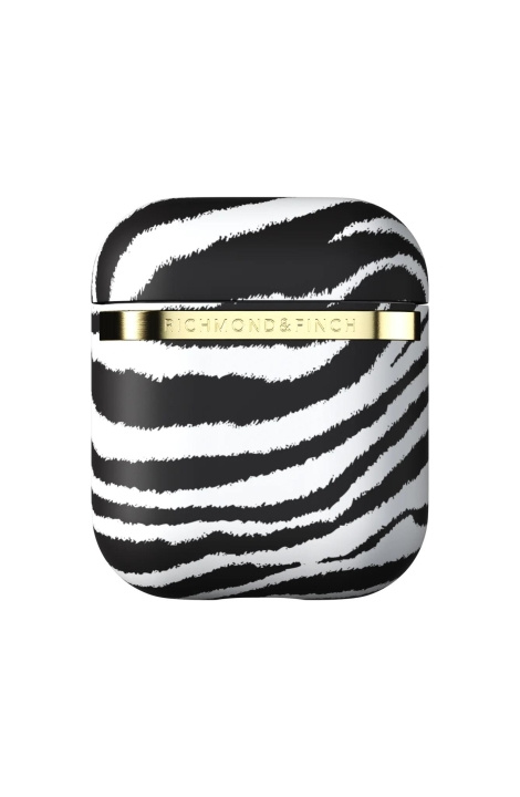 Richmond & Finch Airpod Case, Zebra in de groep HOME ELECTRONICS / Audio & Beeld / Koptelefoon & Accessoires / Accessoires bij TP E-commerce Nordic AB (C64925)