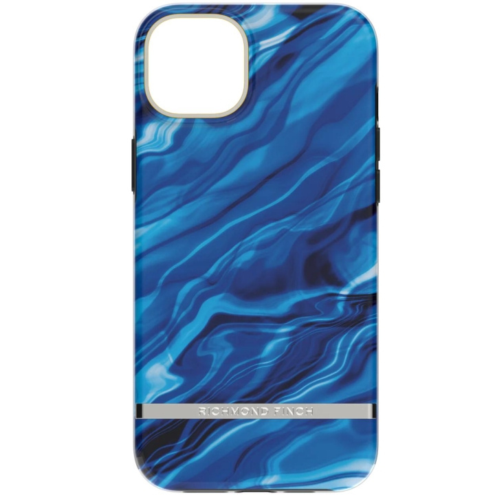 Richmond & Finch iPhone 14 Plus hoesje, Blue Waves in de groep SMARTPHONE & TABLETS / Mobielbescherming / Apple / iPhone 14 bij TP E-commerce Nordic AB (C64941)