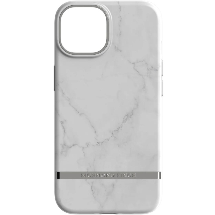 Richmond & Finch iPhone 14 case, White Marble in de groep SMARTPHONE & TABLETS / Mobielbescherming / Apple / iPhone 14 bij TP E-commerce Nordic AB (C64953)