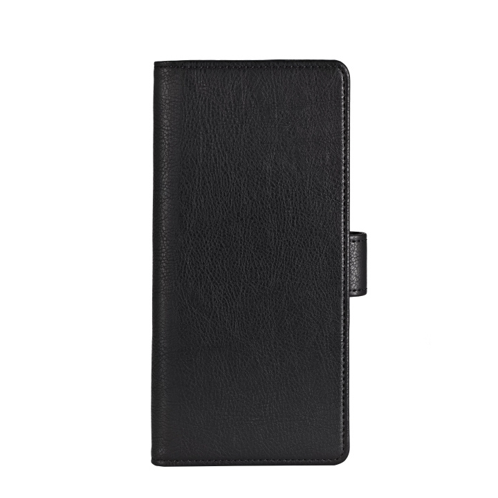 Essentials Xiaomi Redmi 10 5G PU wallet, 3 cards, Black in de groep SMARTPHONE & TABLETS / Mobielbescherming / Xiaomi bij TP E-commerce Nordic AB (C65025)