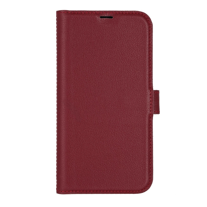 Essentials iPhone 13/14 Leather wallet, detachable, Red in de groep SMARTPHONE & TABLETS / Mobielbescherming / Apple / iPhone 13 bij TP E-commerce Nordic AB (C65036)