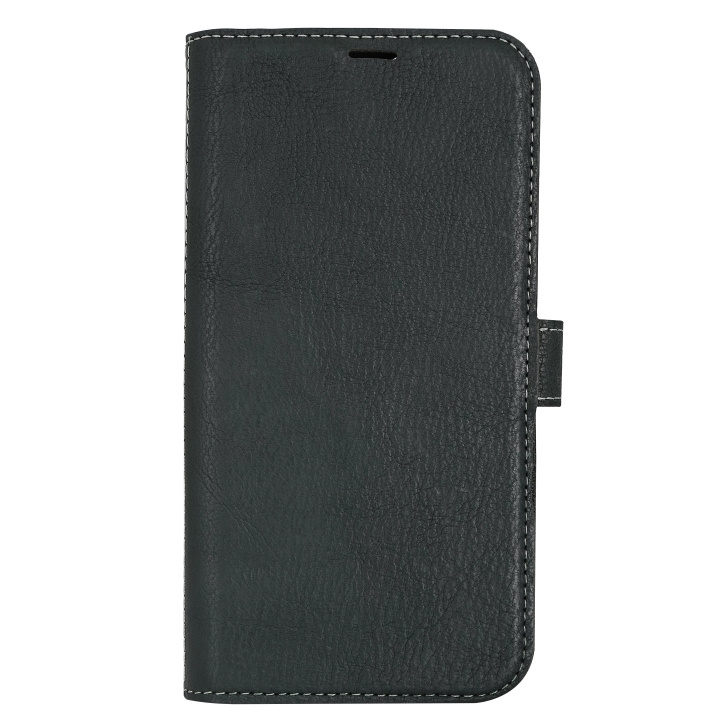 Essentials iPhone 13/14 Leather wallet, detachable,Green in de groep SMARTPHONE & TABLETS / Mobielbescherming / Apple / iPhone 13 bij TP E-commerce Nordic AB (C65037)