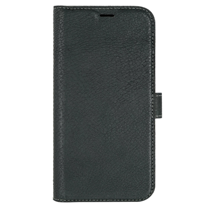 Essentials iPhone 12/12 Pro Leather wallet, detachable, Green in de groep SMARTPHONE & TABLETS / Mobielbescherming / Apple / IPL en laser bij TP E-commerce Nordic AB (C65041)