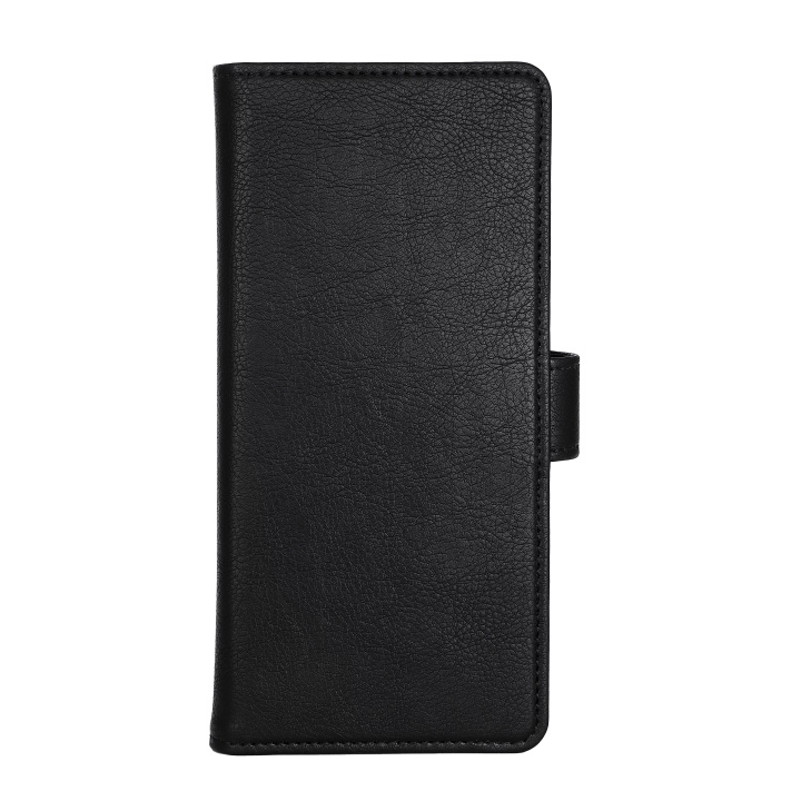Essentials Redmi Note 12 Pro PU wallet, detachable, black in de groep SMARTPHONE & TABLETS / Mobielbescherming / Xiaomi bij TP E-commerce Nordic AB (C65068)