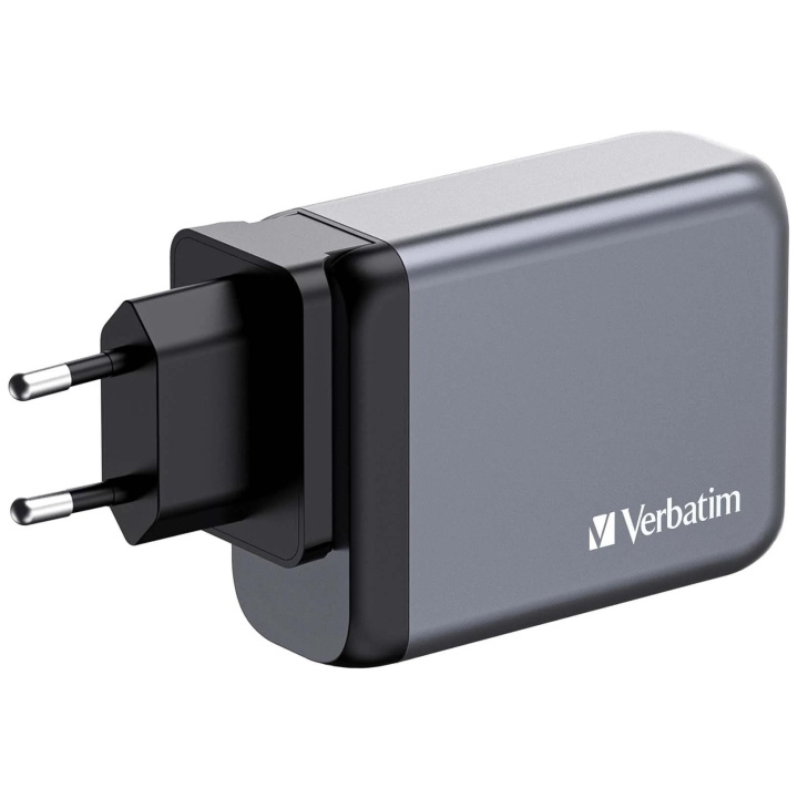 Verbatim GNC-100 GaN Charger 100W with 1 x USB-C® PD 100W in de groep COMPUTERS & RANDAPPARATUUR / Laptops & accessoires / Computeroplader / Laptop oplader / Universal bij TP E-commerce Nordic AB (C65084)