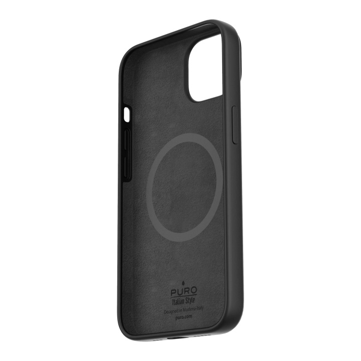 Puro iPhone 14 Plus Icon Mag, Black in de groep SMARTPHONE & TABLETS / Mobielbescherming / Apple / iPhone 14 bij TP E-commerce Nordic AB (C65306)