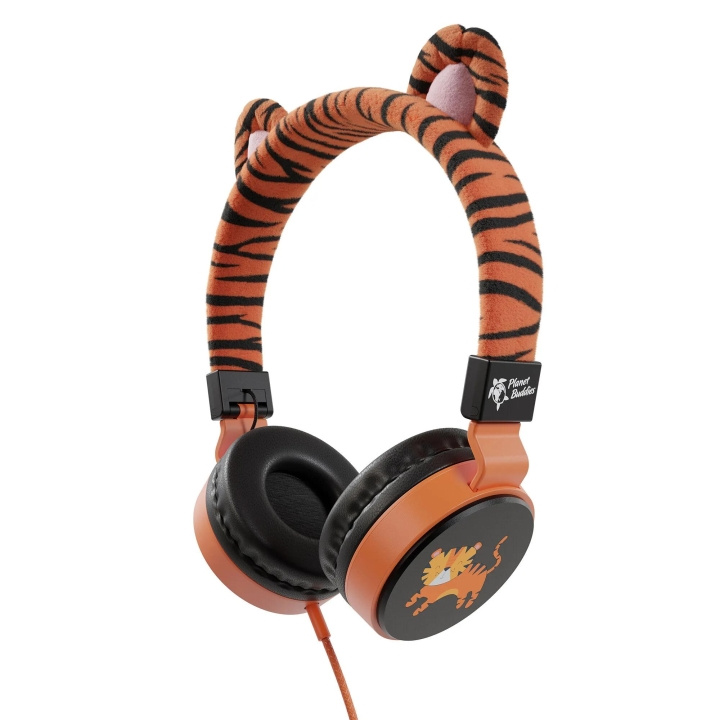 planetbuddies Tiger Furry Wired Headphones V2 in de groep HOME ELECTRONICS / Audio & Beeld / Koptelefoon & Accessoires / Koptelefoon bij TP E-commerce Nordic AB (C65318)