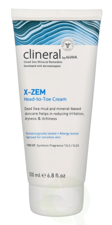 Ahava Clineral X-Zem Head-to-Toe Cream 200 ml in de groep BEAUTY & HEALTH / Huidsverzorging / Lichaamsverzorging / Body lotion bij TP E-commerce Nordic AB (C65445)