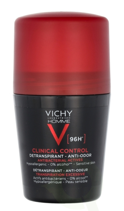 Vichy Homme Clinical Control 96H Detranspirant Roller 50 ml in de groep BEAUTY & HEALTH / Geuren & Parfum / Deodorant / Deodorant voor vrouwen bij TP E-commerce Nordic AB (C65448)