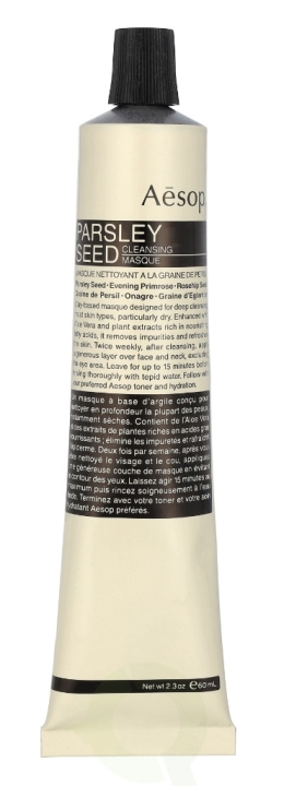 AESOP Parsley Seed Cleansing Masque 60 ml in de groep BEAUTY & HEALTH / Huidsverzorging / Gezicht / Maskers bij TP E-commerce Nordic AB (C65509)