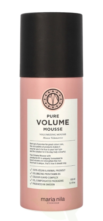 Maria Nila Pure Volume Mousse 150 ml in de groep BEAUTY & HEALTH / Haar & Styling / Hair styling / Haarmousse bij TP E-commerce Nordic AB (C65527)
