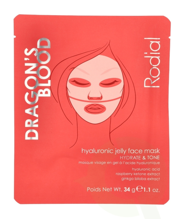 Rodial Dragon\'s Blood Hyaluronic Mask 34 g in de groep BEAUTY & HEALTH / Huidsverzorging / Gezicht / Maskers bij TP E-commerce Nordic AB (C65573)