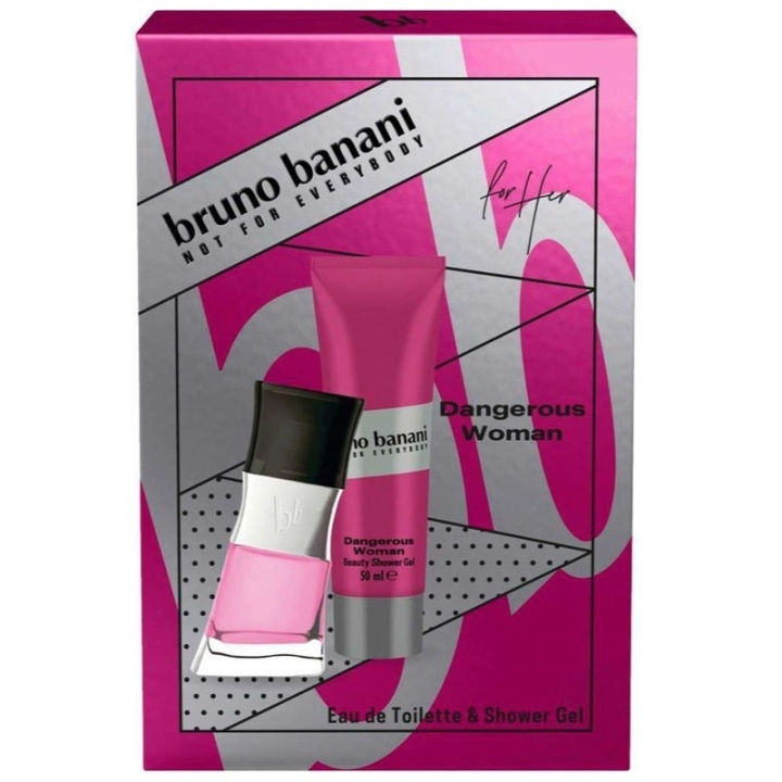 Bruno Banani Giftset Bruno Banani Dangerous Woman Edt 30ml + Shower Gel 50ml in de groep BEAUTY & HEALTH / Cadeausets / Cadeausets voor haar bij TP E-commerce Nordic AB (C65698)