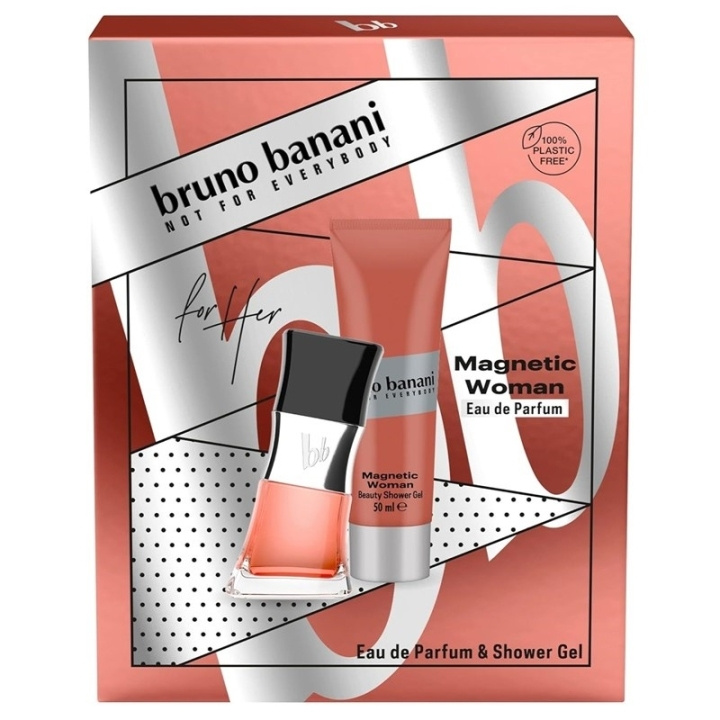 Bruno Banani Giftset Bruno Banani Magnetic Woman Edp 30ml + Shower Gel 50ml in de groep BEAUTY & HEALTH / Cadeausets / Cadeausets voor haar bij TP E-commerce Nordic AB (C65706)