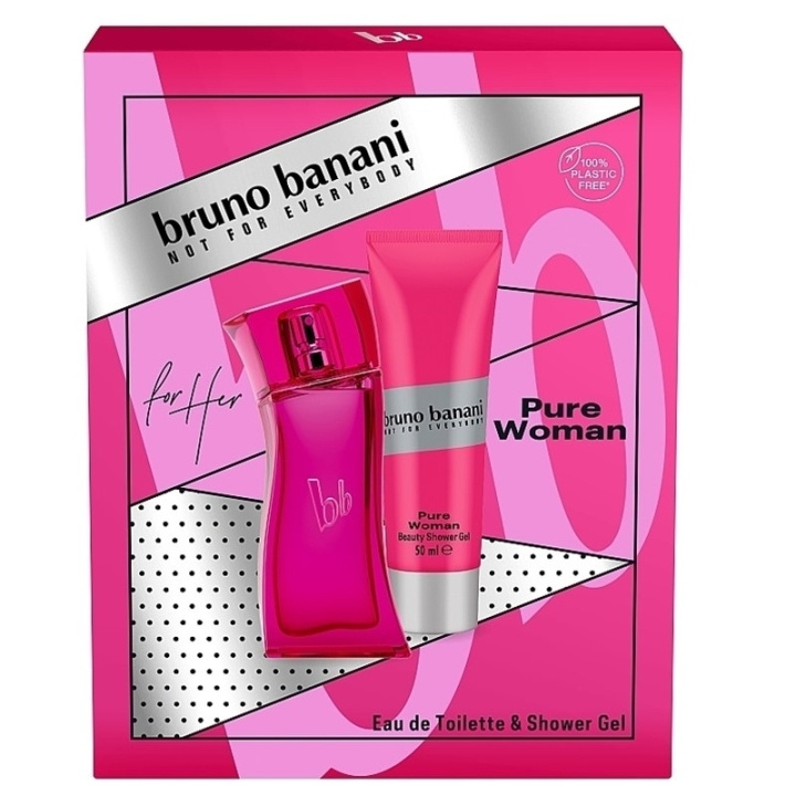 Bruno Banani Giftset Bruno Banani Pure Woman Edt 30ml + Shower Gel 50ml in de groep BEAUTY & HEALTH / Cadeausets / Cadeausets voor haar bij TP E-commerce Nordic AB (C65707)