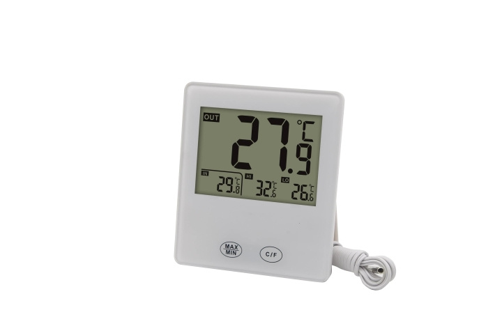 Nordic Quality Digital indoor-outdoor thermometer w wired sensor in de groep HUISHOUDEN & TUIN / Ventilatoren & Klimaatproducten / Thermometers en weerstations bij TP E-commerce Nordic AB (C65792)