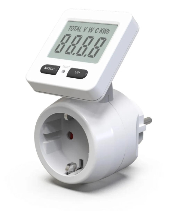 Nordic Quality Energy meter, 230V/16A in de groep HUISHOUDEN & TUIN / Smart home / Smart plugs bij TP E-commerce Nordic AB (C65873)