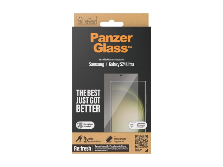 PanzerGlass Samsung Galaxy S24 Ultra in de groep SMARTPHONE & TABLETS / Mobielbescherming / Samsung bij TP E-commerce Nordic AB (C65933)