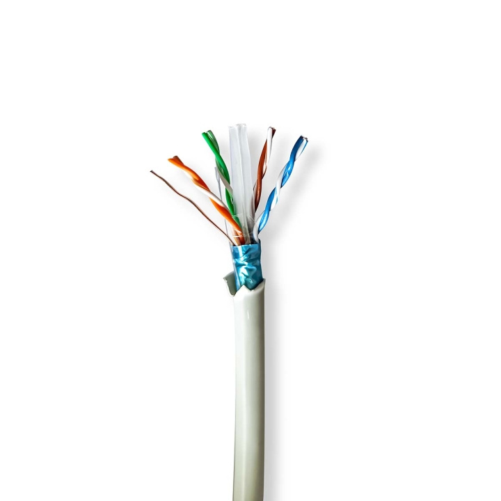 Nedis Netwerk Kabel Rol | CAT6 | Solid | F/UTP | Koper | 305.0 m | Binnenshuis | Rond | LSZH | Grijs | Gift Box in de groep COMPUTERS & RANDAPPARATUUR / Computerkabels / Netwerkkabels / Cat6 bij TP E-commerce Nordic AB (C66036)