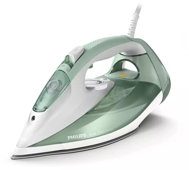 Philips 7000 series DST7012/70 iron Steam iron SteamGlide Plus soleplate 2600 W Green, Grey in de groep HUISHOUDEN & TUIN / Kledingverzorging / Strijkijzers bij TP E-commerce Nordic AB (C66526)