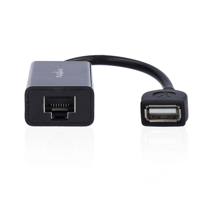 Nedis USB-Verlenger | USB 2.0 | 1x USB-A Male | 1x RJ45 Female | 1x USB-A Female | 1x RJ45 Female | 50 m | 480 Mbps | Vernikkeld | Rond | PVC | Zwart | Doos in de groep SMARTPHONE & TABLETS / Opladers & Kabels / Adapters bij TP E-commerce Nordic AB (C66712)