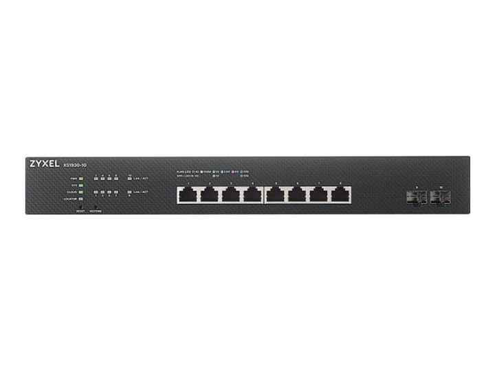 ZyXEL XS1930-10 Switch 10-port 10 Gigabit in de groep COMPUTERS & RANDAPPARATUUR / Netwerk / Schakelaars bij TP E-commerce Nordic AB (C67197)