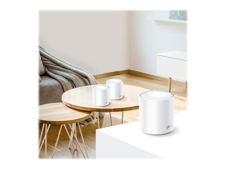 TP-Link Deco X60 Wi-Fi-system Desktop in de groep COMPUTERS & RANDAPPARATUUR / Netwerk / Routers bij TP E-commerce Nordic AB (C67203)