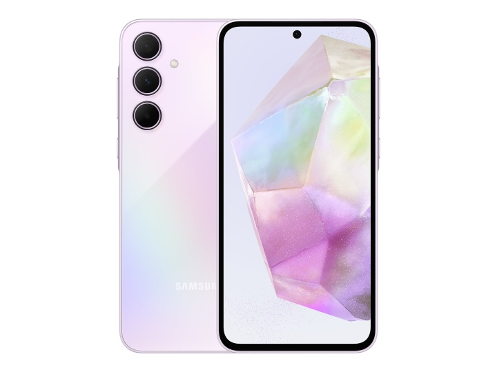 Samsung Galaxy A35 6.6 128GB Awesome lilac in de groep SMARTPHONE & TABLETS / Mobiele telefoons & smartphones bij TP E-commerce Nordic AB (C67319)