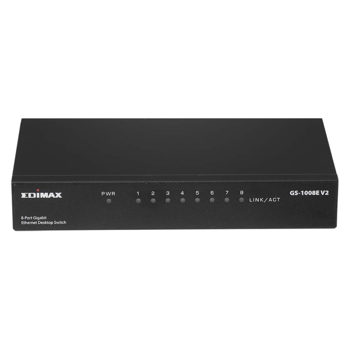 Edimax 8-poorts gigabit desktop-switch in de groep COMPUTERS & RANDAPPARATUUR / Netwerk / Schakelaars bij TP E-commerce Nordic AB (C67599)