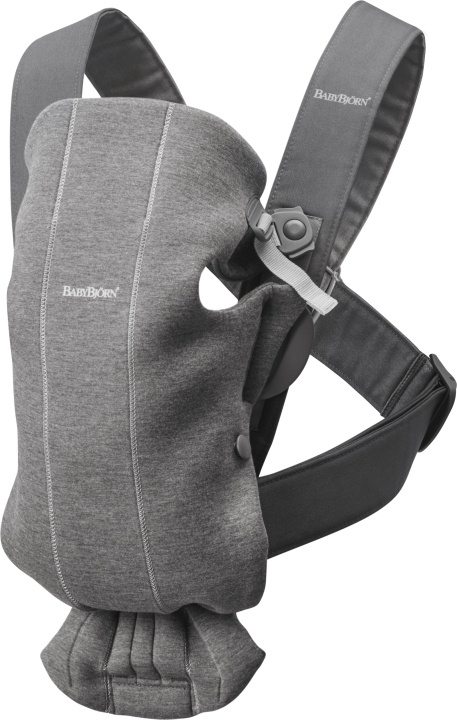 BabyBjörn Mini 3D Jersey rugzak, Donkergrijs in de groep SPEELGOED, KINDER- & BABYPRODUCTEN / Babygadgets / Verzorging & Hygiëne bij TP E-commerce Nordic AB (C68258)