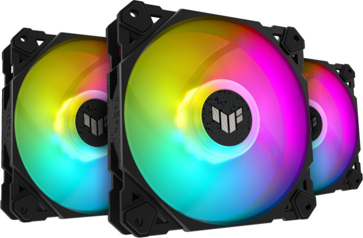 ASUS TUF Gaming TF 120 ARGB PWM ventilator, 120 mm, 3-pak in de groep COMPUTERS & RANDAPPARATUUR / Computeronderdelen / Koeling / Chassisventilatoren bij TP E-commerce Nordic AB (C68379)