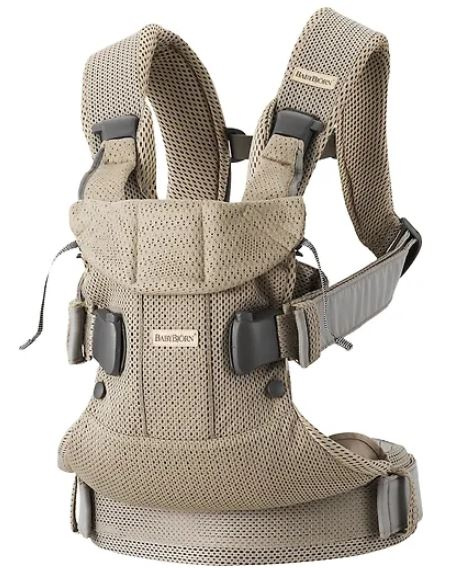 BabyBjörn Draagzak One Air -sling, Grijs Beige 3D Mesh in de groep SPEELGOED, KINDER- & BABYPRODUCTEN / Babygadgets / Verzorging & Hygiëne bij TP E-commerce Nordic AB (C68645)