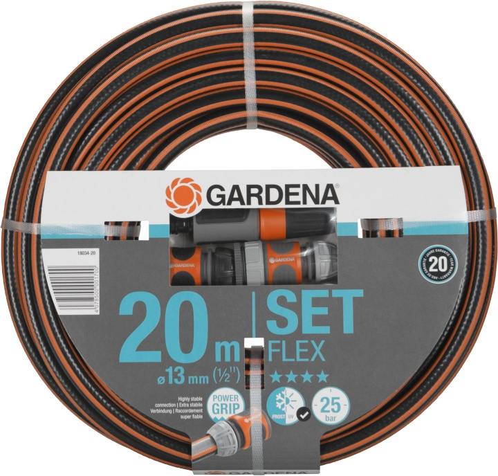 GARDENA Flex tuinslangset, 20 m in de groep HUISHOUDEN & TUIN / Tuinproducten / Tuingereedschap bij TP E-commerce Nordic AB (C68960)