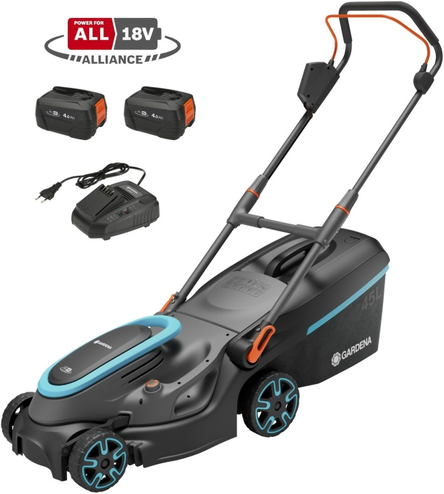 GARDENA accu-grasmaaier PowerMax 37/36V P4A gebruiksklaar set in de groep HUISHOUDEN & TUIN / Tuinproducten / Tuingereedschap bij TP E-commerce Nordic AB (C69072)